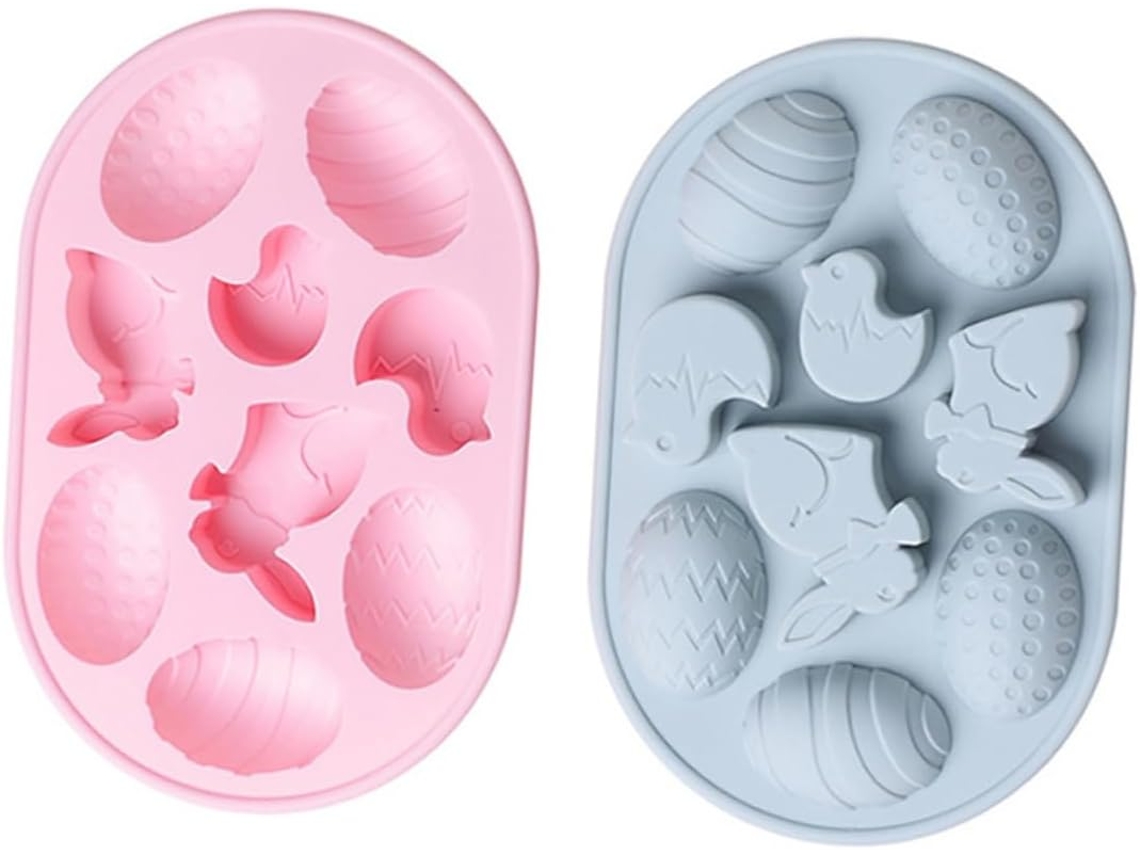 Forma De Silicone Para Bolo, Conjunto De 2, Para Moldar Doces