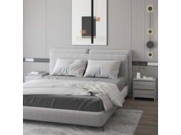 Vidaxl Mesas De Cabeceira 2 Pcs 45x34,5x44,5 Cm Aglom. Sonoma Cinzento