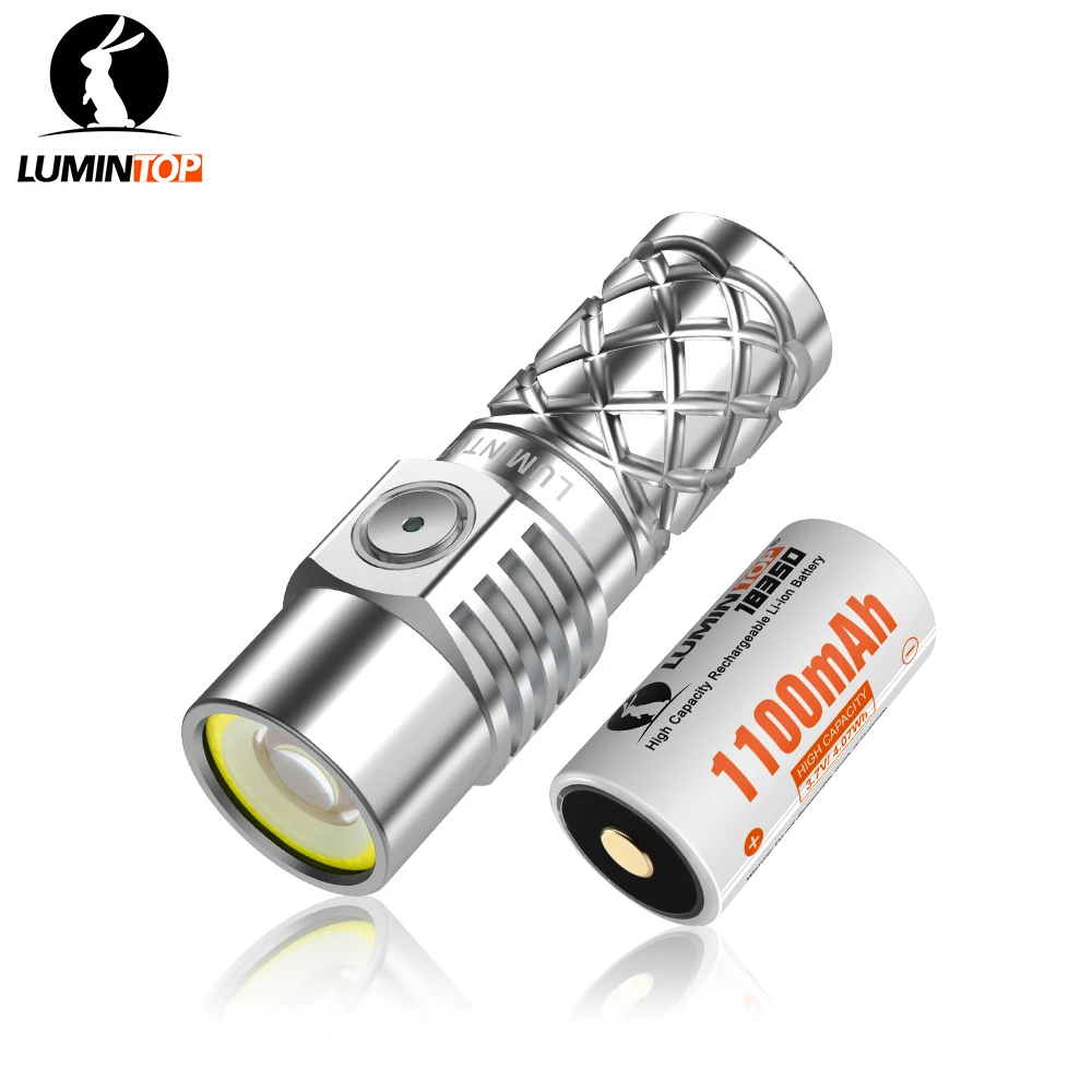 (prateado) Mini Lanterna Lep, Lanterna Edc Multifuncional Com Funções De Foco, Luz Ampla E Luz Vermelha