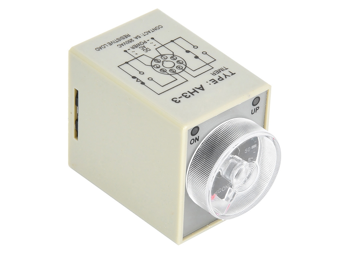 Relay Horario Digital Laxiscreed 8 Pinos Para Montagem Em Suporte Din 35mm