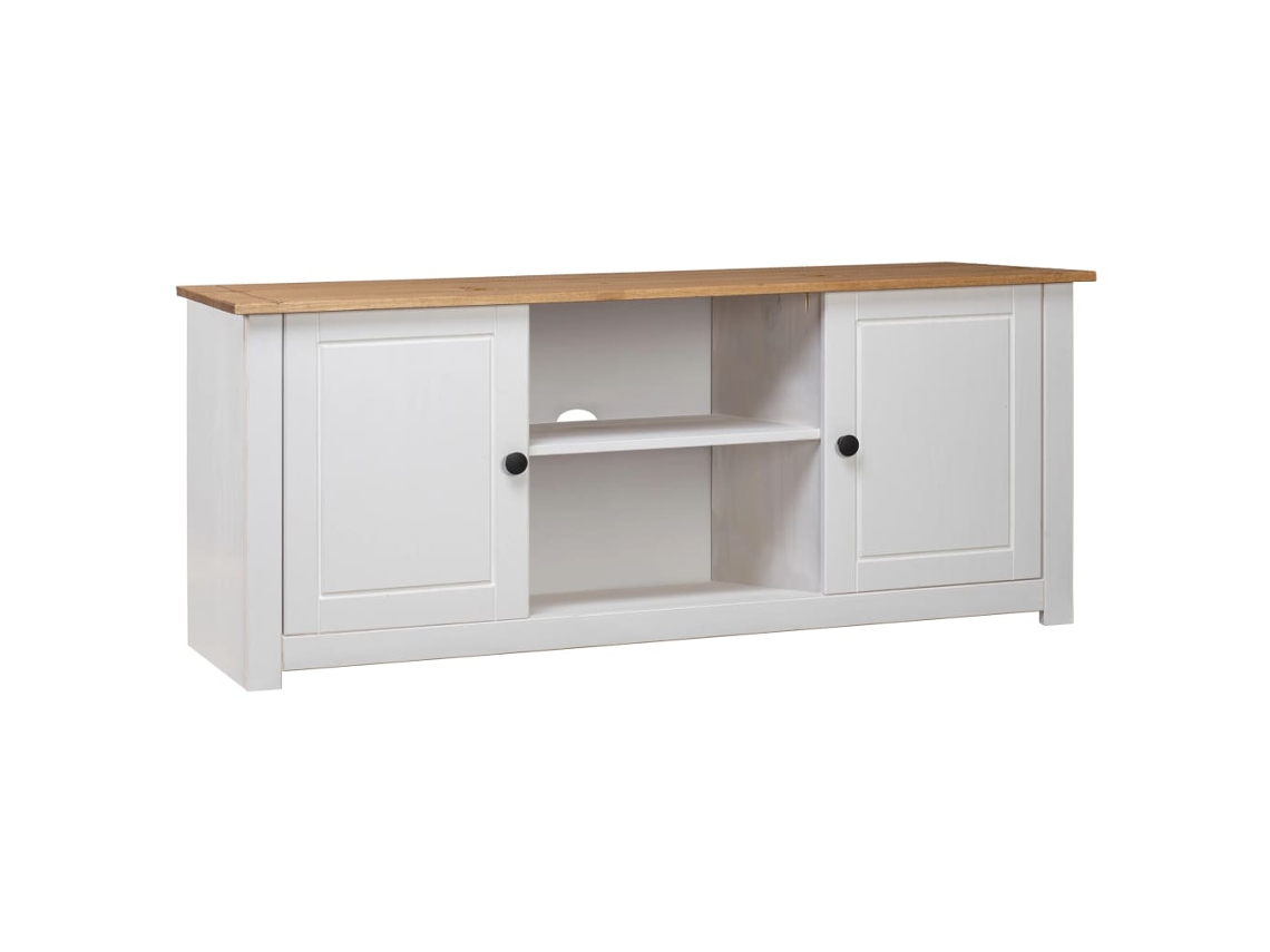 Tv Cabinet, Tv Cabinets Vidaxl Branco Madeira De Pinho (n/a)