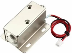 Unidade De Trava Eletromagnética Solenóide 24v Cc, 0, 15a, 9, 3mm Para Fechadura De Porta Elétrica