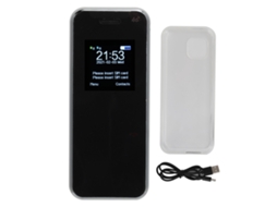 Mali telefone Móvel Portátil Mini Infantil com Cartazes Diferenciados 32mb+32mb Dual Sim Branco Porco