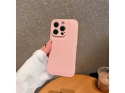 Capa Rosa Simples Para Iphone 17 Pro