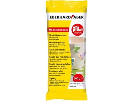 570301 Cerâmica e Composto de Modelagem Argila de Modelar 500 gBranco 1 Unidades