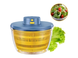 Desidratador Automático Sem Fio Usb De 4000 Ml Para Frutas E Vegetais, Com Tigela Para Salada E Utensílios Em Uma Cor Moderna