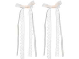 Conjunto de 2 fitas para acessórios decorativos de cabelo, para mulheres e homens.