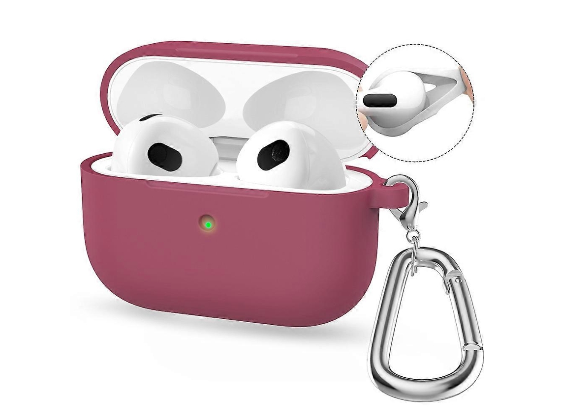 Capa De Silicone Espessa Enkay Hat-prince Para Apple Airpods 4 (2024) Com Gancho E Fones De Ouvido De Silicone Anti-perda.