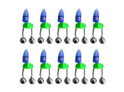 Alarme Luz Anzol Pesca Noturna 10pcs Led