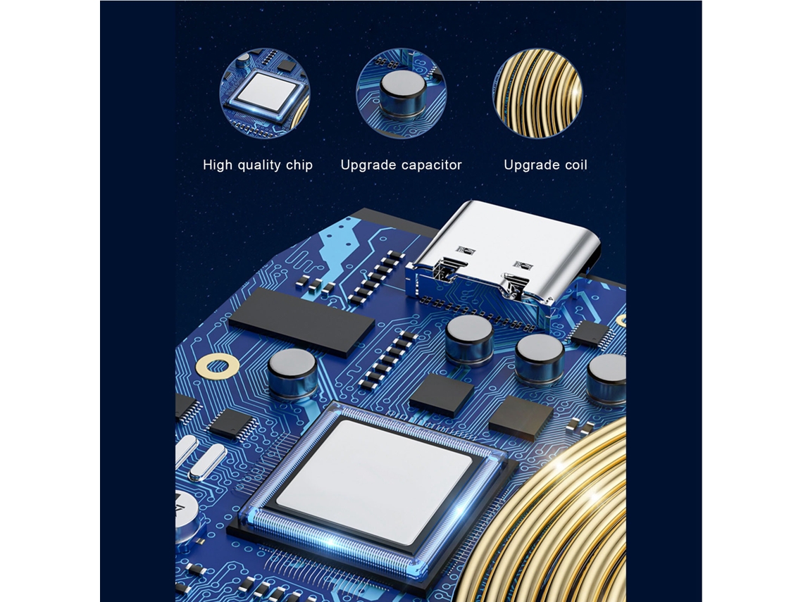 Carregador Sem Fio LAXISCREED 15w Rápido Auto Telescópico