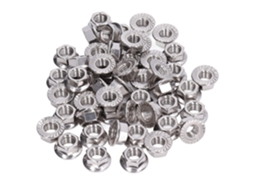 Conjunto De 50 Peças Porcas Flangeadas Em Aço Inoxidável Para Manutenção E Reparo M10