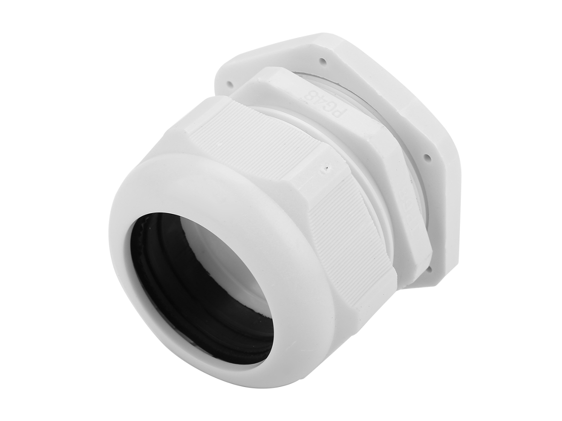 Laxiscreed Cabo De Nylon Ip68 À Prova De Água, Branco Para Instalações Seguras