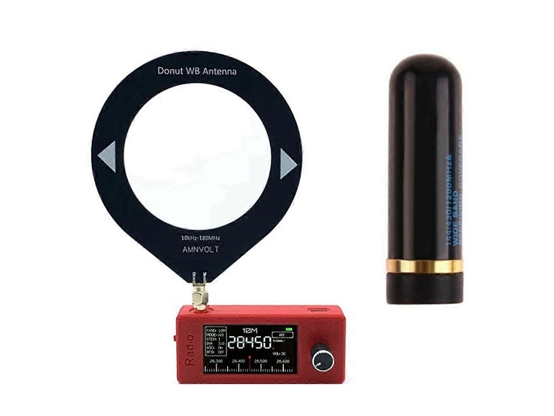 Rádio Portátil 0.5khz 181mhz de Bolso Tela Ips 1,9 Polegadas com Antena Receptor Todas as Banda S H GOKOCO