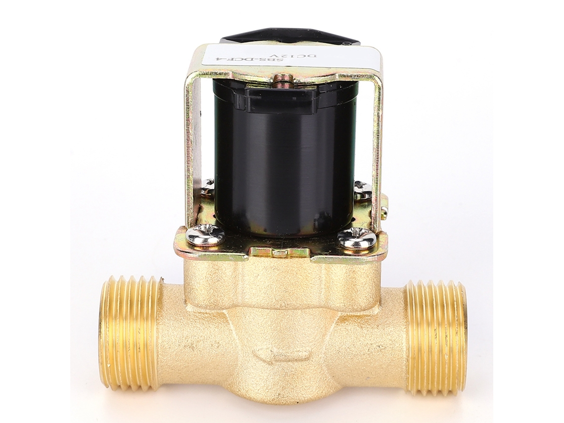 Válvula Solenóide Industrial Elétrica Em Cobre Laxiscreed Para Aquecedores Solares, 12v Cc