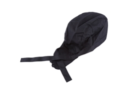 Gorro De Chef Estilo Pirata Para Cozinha Restaurante Catering Preto