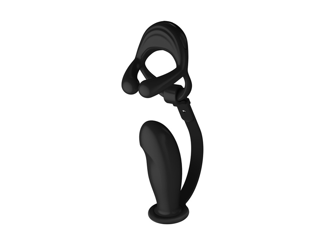 Vibrador BO-185221 Plug Anal Anel Bloqueador de Sêmen (Segunda Geração)