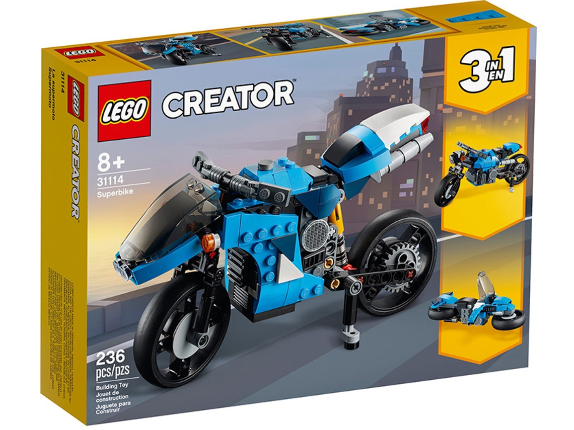LEGO Creator 3-In-1: Super Mota - 31114 (Idade Mínima: ‍8 - 236 peças)