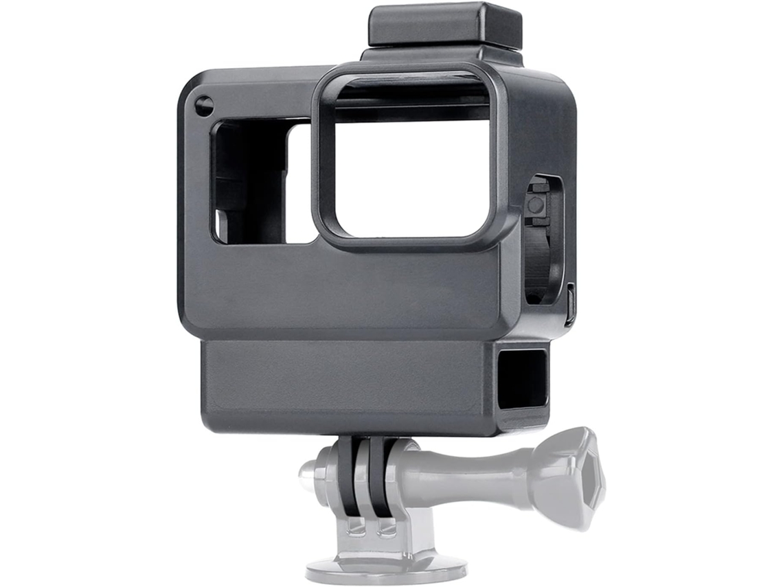 Case Para Vlog Câmera De Ação, Estrutura De Gaiola Para Vlogging Com Sapata Fria Hero 7, 6e 5-preto, Compatível Com