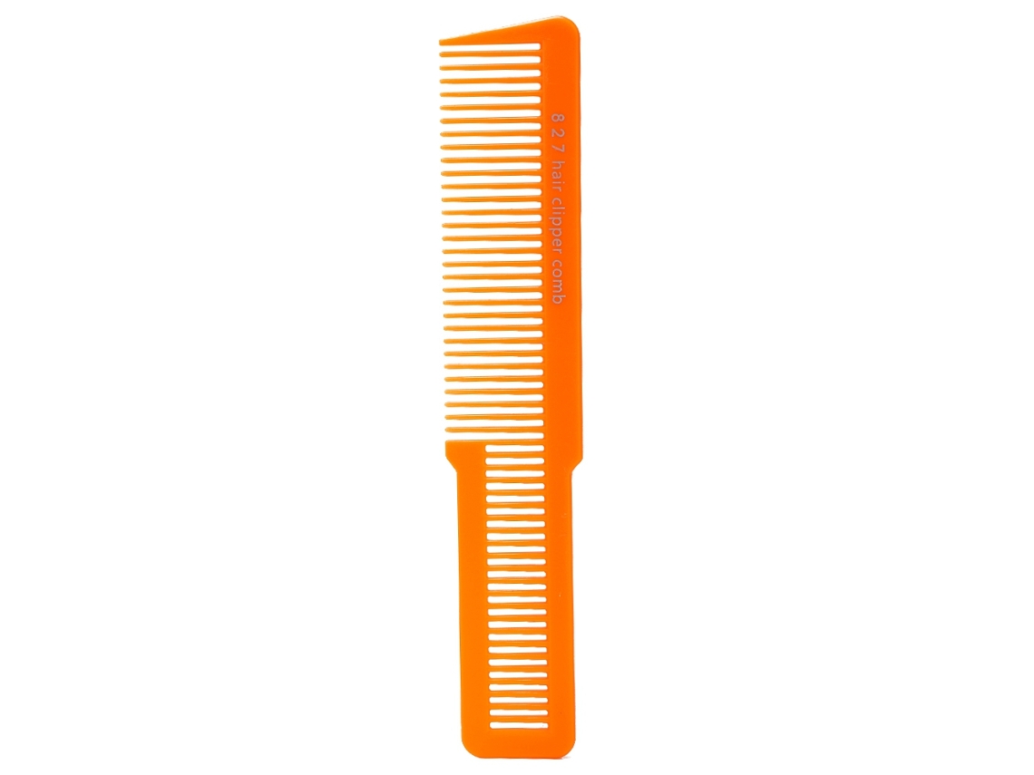 Pente de corte profissional 2026 para cabeleireiros, pente de corte de cabelo com máquina de cortar cabelo, laranja.