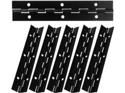 Dobradiças De Piano Ferro Reforçado Ukcoco, Pretas, Para Armários E Janelas, Conjunto De 6 Peças, Com Alta Capacidade De