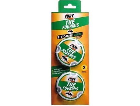 Conjunto de 2 iscas para formigas Fury 10g