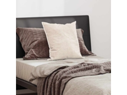 Vidaxl Almofada 51 X 51 X 20 Cm Poliéster Branco