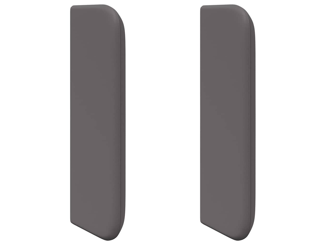 Conjunto 2 Cabeceira Vidaxl Cinzento Espuma (40 X 16 X 5 Cm)