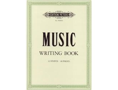 Livro PETERS MUSIC WRITING BOOK PORTRAIT de Edition Peters (Inglês)