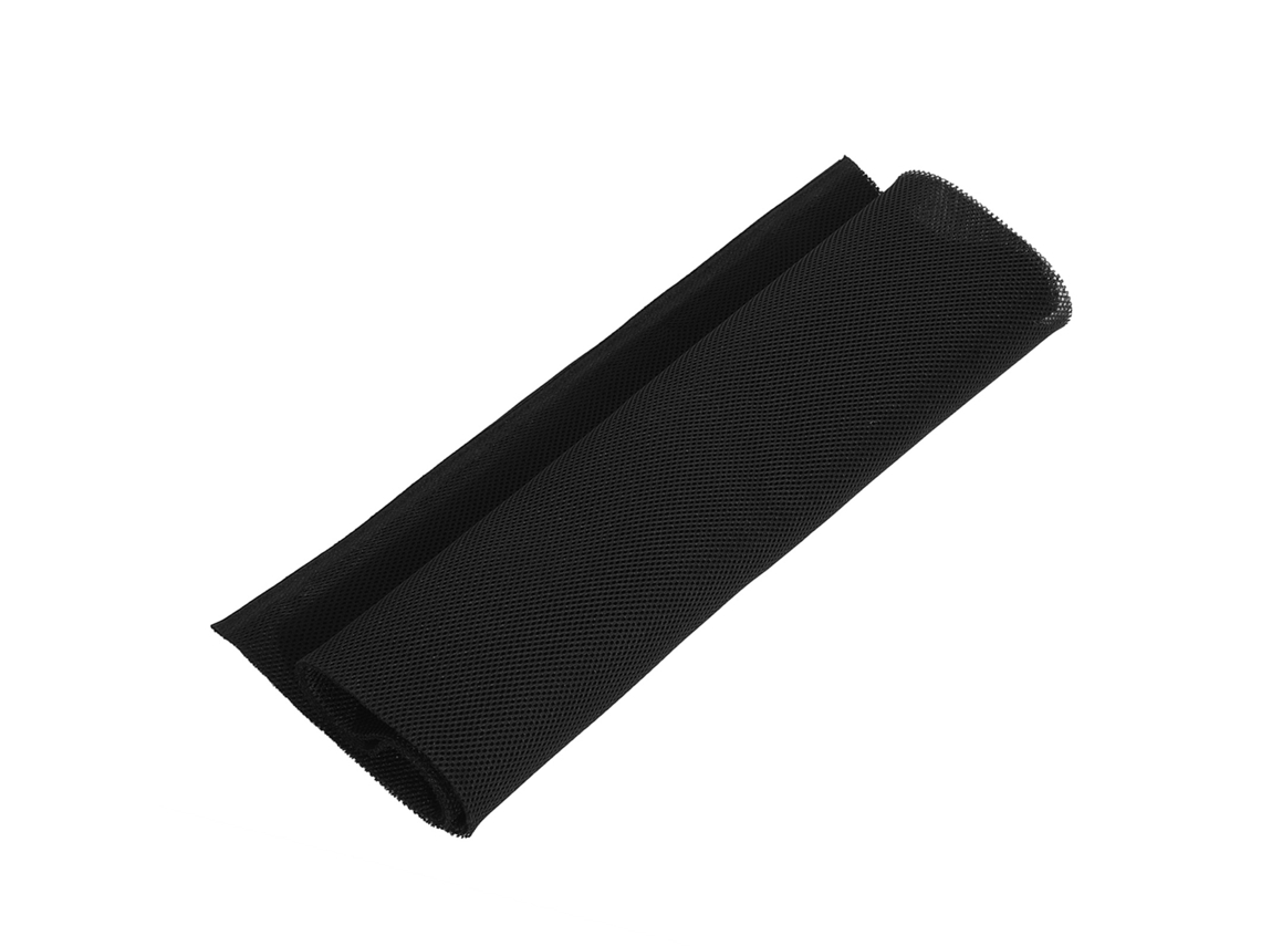 Capa De Têxtil Protetora Anti-poeira Para Caixa De Som 1.4m X 0.5m Malha Preta