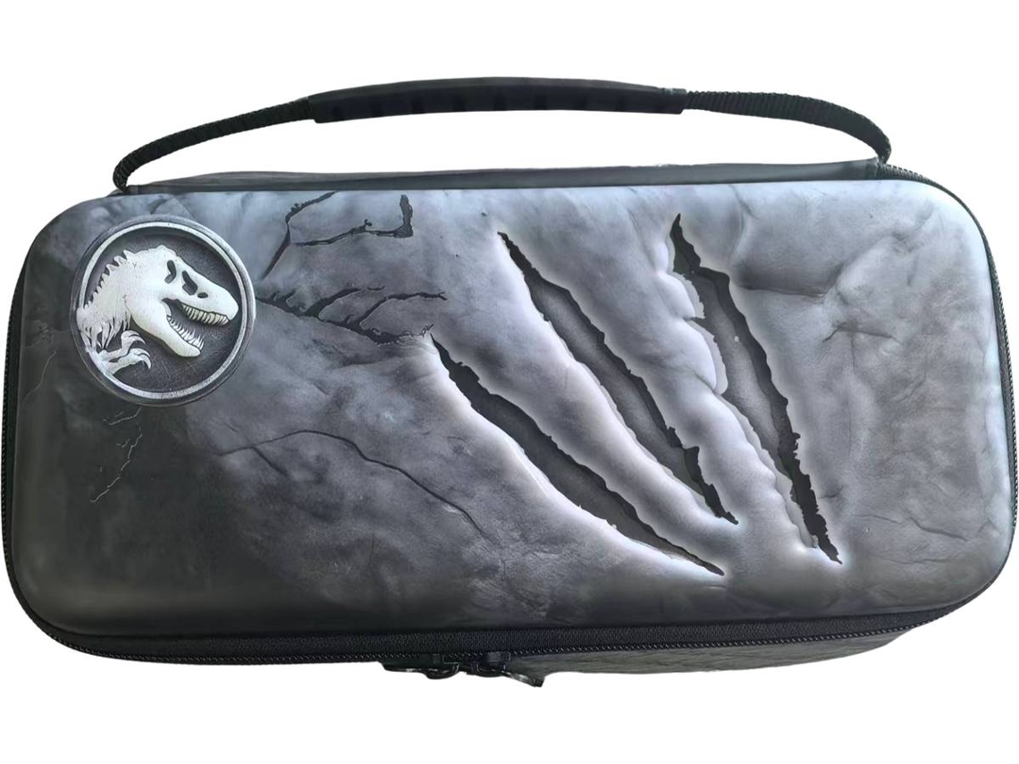 Bolsa de viagem LAZERBUILT Jurassic World Debossed para Nintendo Switch (Cinzento)
