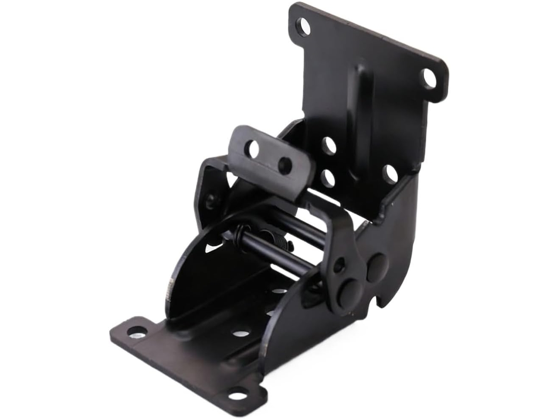 Dobradiças Dobráveis Com Trava Automática, Extensão E Parafuso Para Reparo De Móveis, Armários E Mesas Preto, 4 Peças