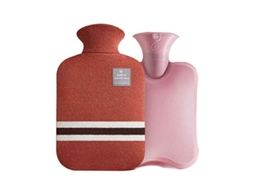 Bolsa De Água Quente De 1 Litro Com Design De Listras Clássico Para Alívio Da Dor, Terapia Quente E Fria