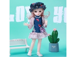 Ats boneca Fashion Articulada Bonita Presente de Aniversário para Meninas 3+ Estilo D Tipo Comum 11.8in