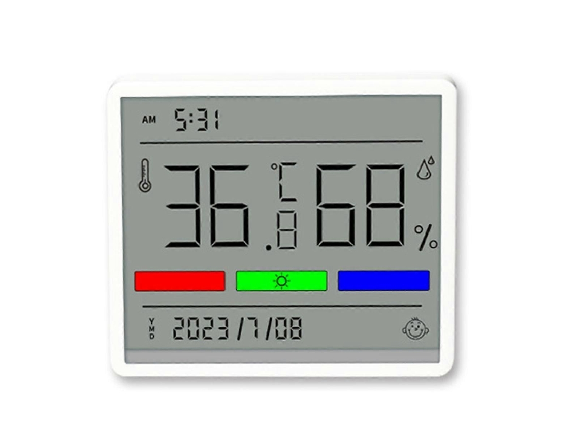 Termômetro E Higrômetro Digital Bluetooth Com Tela Lcd Para Ambientes Internos
