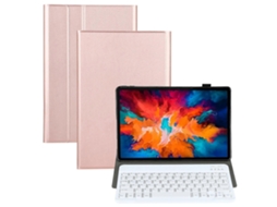 Am13 2 Em 1 Teclado Bluetooth Removível + Capa Protetora De Couro Para Tablet Com Suporte Para Lenovo Tab P11 Pro