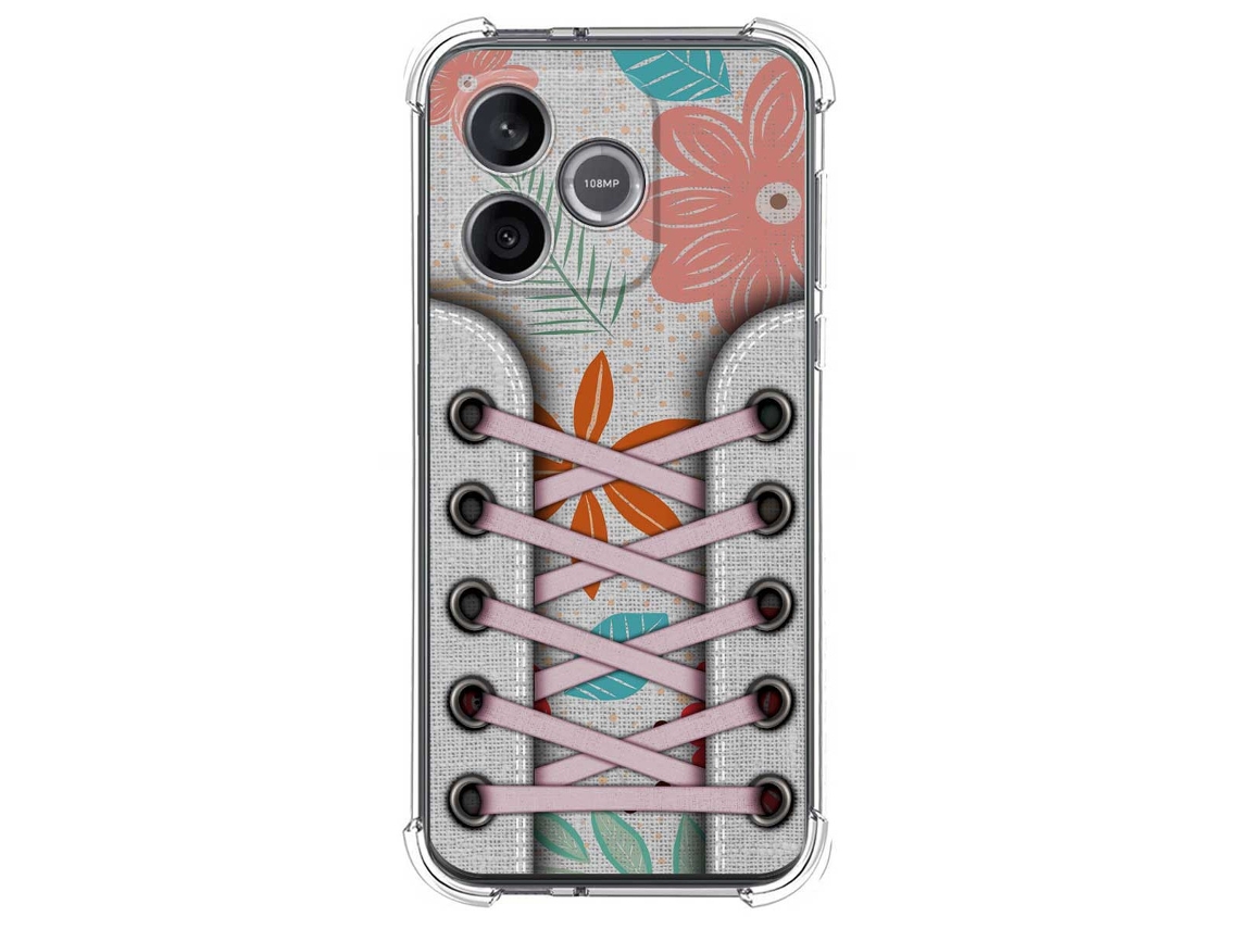 Capa Tumundosmartphone De Silicone À Prova De Choque Para Honor 600 Lite 5g Com Estampa De Tênis 09 Desenhos