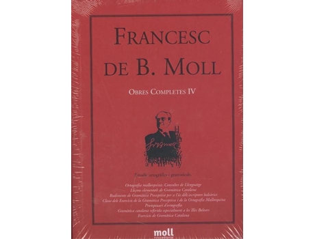 Livro Obres Completes Iv de Francesc De B. Moll (Catalão)