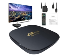 Box Smart Tv YIZHOOD 4K Ultra Hd Wifi Preto