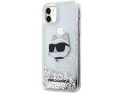 Capa para iPhone 11 KARL LAGERFELD Pele Sintética Rígida