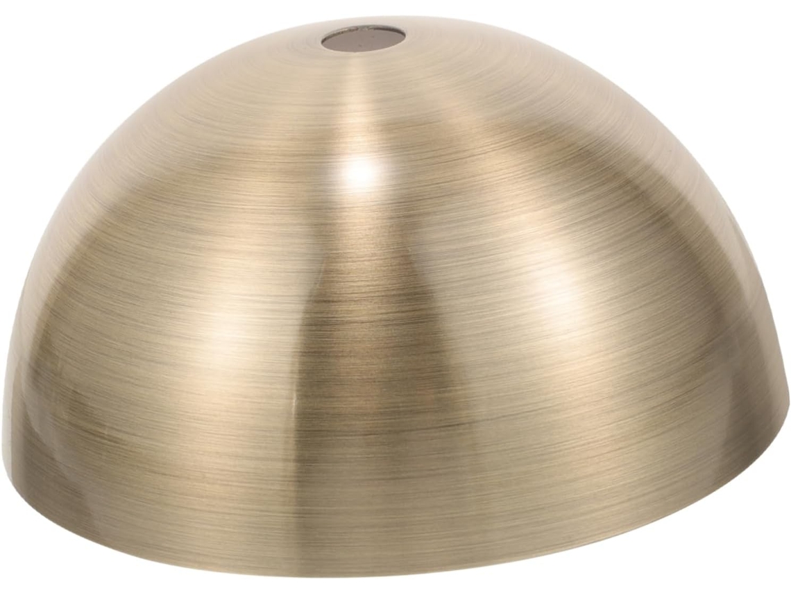 Roseta De Teto Semicircular Em Metal Bronze Para Lustres, Acessório Para Iluminação De Teto.