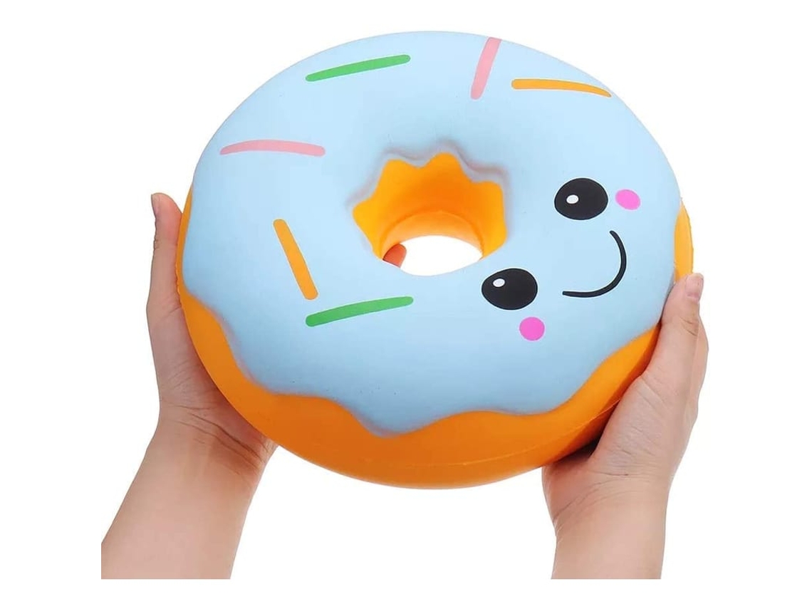 Brinquedo Squishy Donut Slow Rising Macio Para Aliviar Stress Presente Para Festas Crianças 25cm