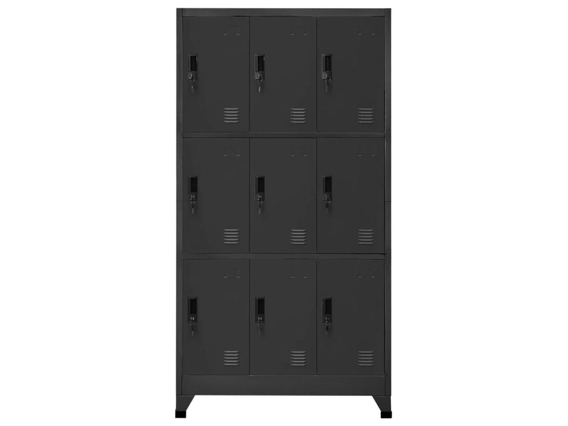 Cacifo Aço 90x45x180 Cm Antracite MAISON EXCLUSIVE