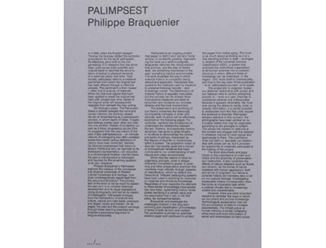 Livro Palimpsest de Braquenier Philippe (Inglês)