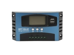 Controlador De Carga Solar 12/24v 60a Com Lcd, 2 Usb E Proteção Contra Overcurrent