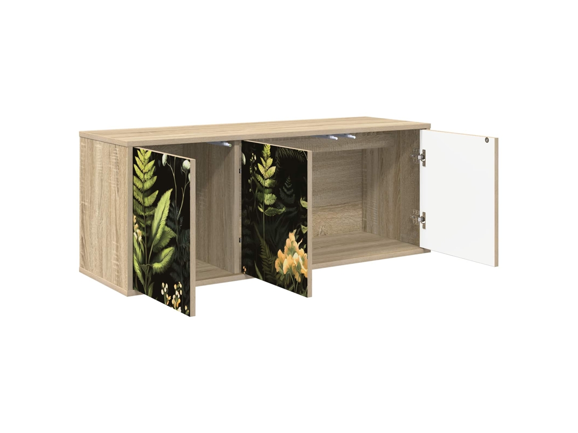 Vidaxl Armário De Tv Montado Na Parede Rhenen 102 X 33 X 40 Cm