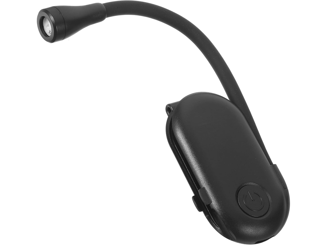 Luminária De Leitura Portátil Recarregável Alipis Com Clipe, Em Abs, Luz De Leitura Para Cama, Proteção Para Os Olhos