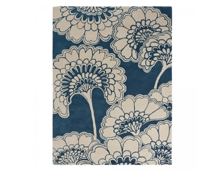 Tapete de Sala FLORAL OYSTER Azul 250x350