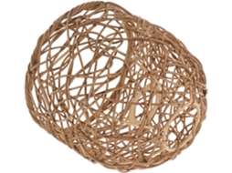 Luminária Pendente de Plástico Imitando Rattan para Cozinha, com Cobertura Trançada. SFUSHOS