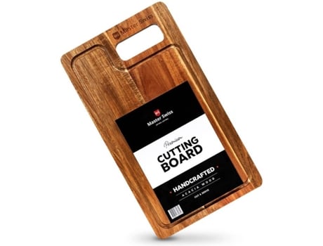 Tábua de Cozinha MASTER SWISS Acácia (Castanho - Madeira)