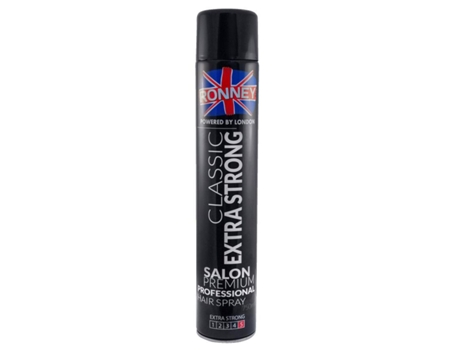 Professional Hair Spray Ultra Strong Hold, 750 Ml Ronney